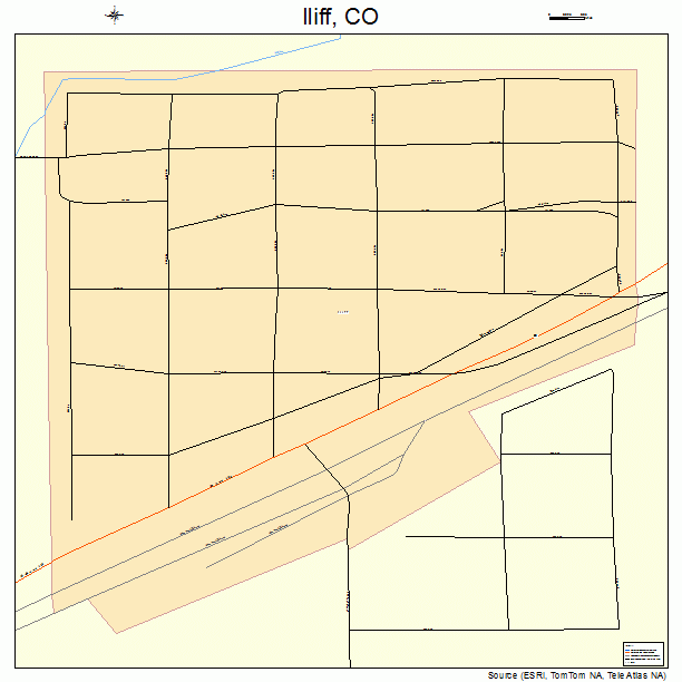Iliff, CO street map