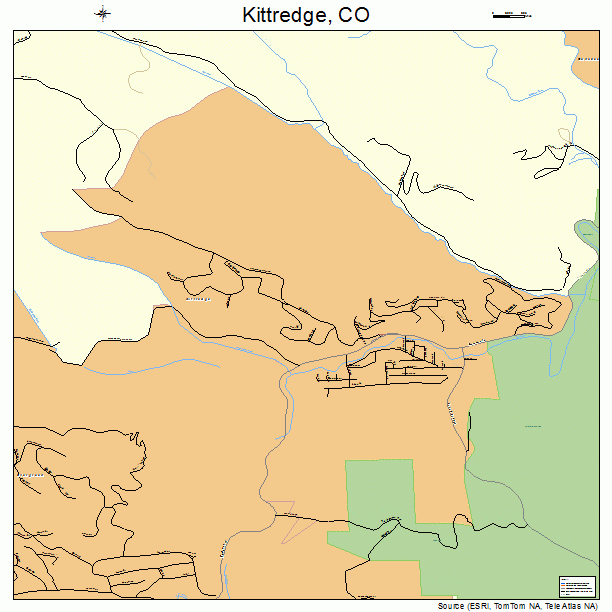 Kittredge, CO street map
