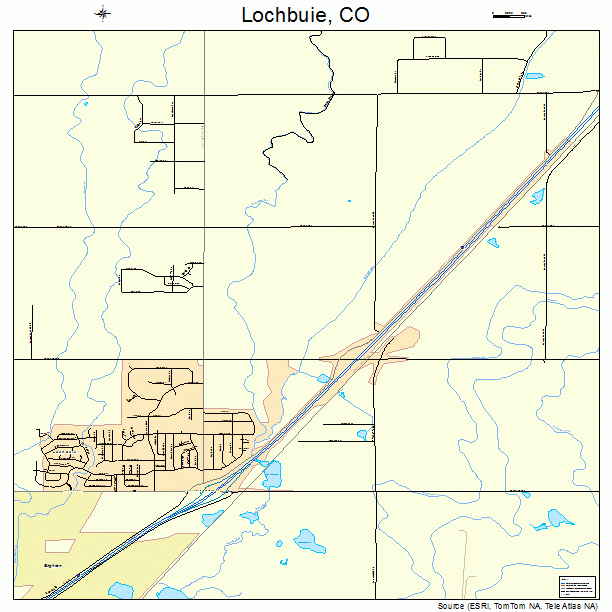 Lochbuie, CO street map