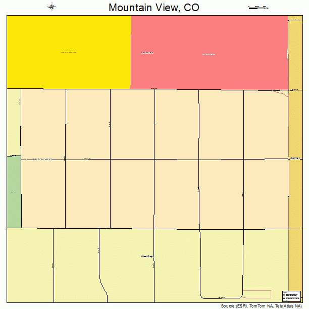 Mountain View, CO street map