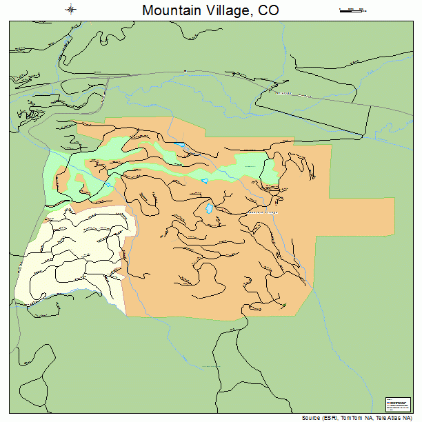 Mountain Village, CO street map