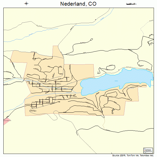 Nederland, CO street map