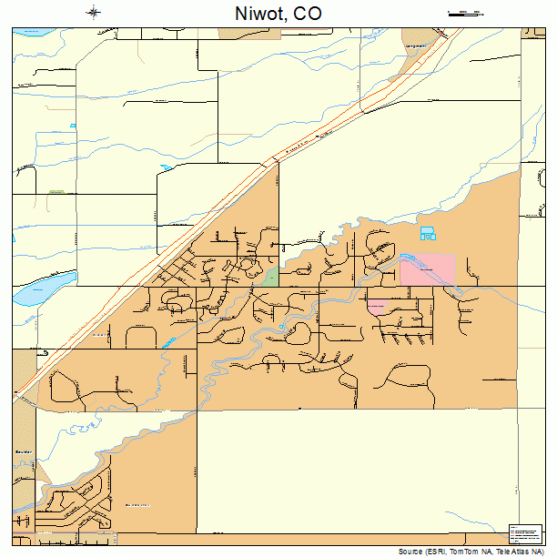 Niwot, CO street map