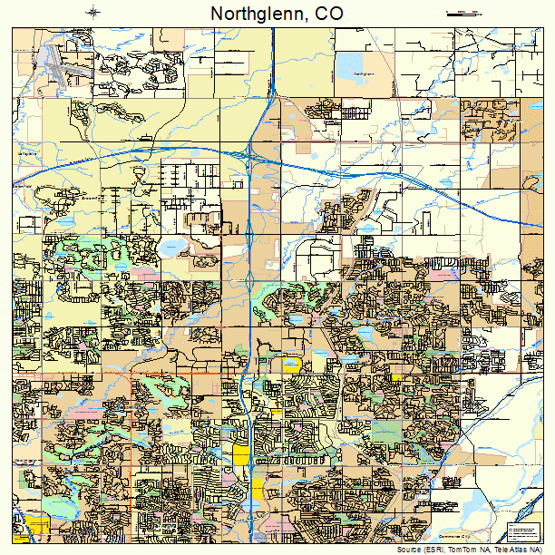 Northglenn, CO street map