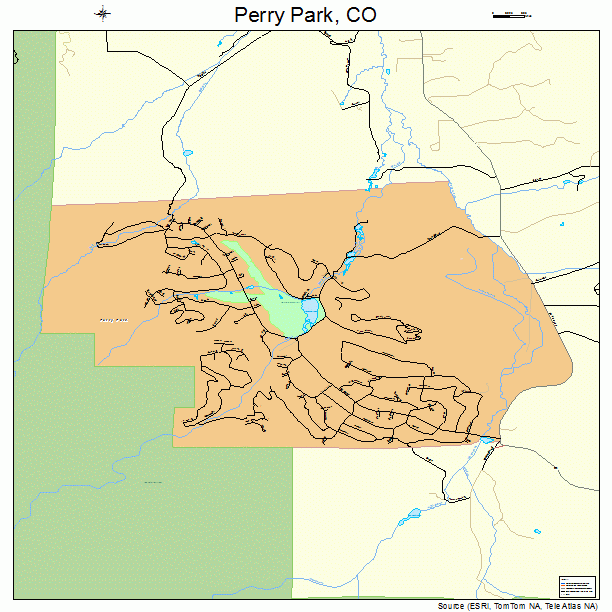 Perry Park, CO street map