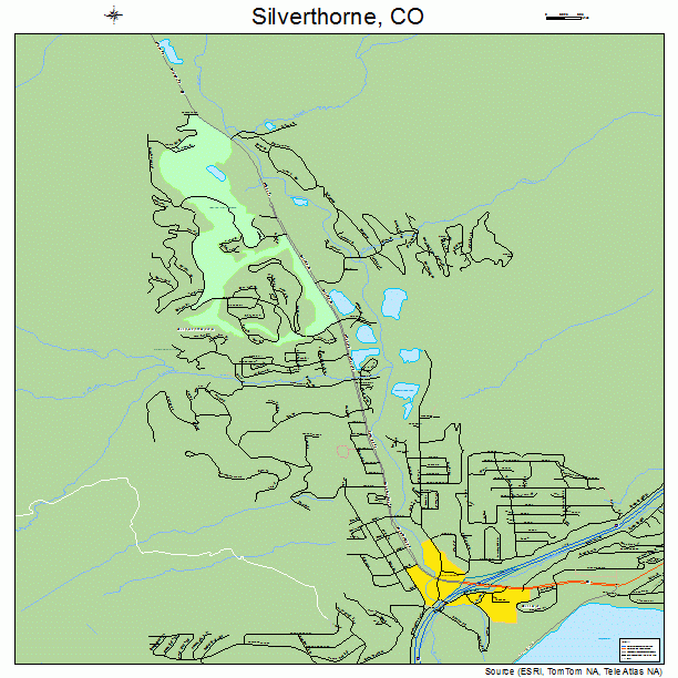 Silverthorne, CO street map
