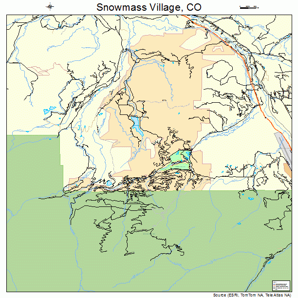 Snowmass Village, CO street map