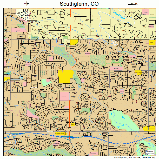 Southglenn, CO street map