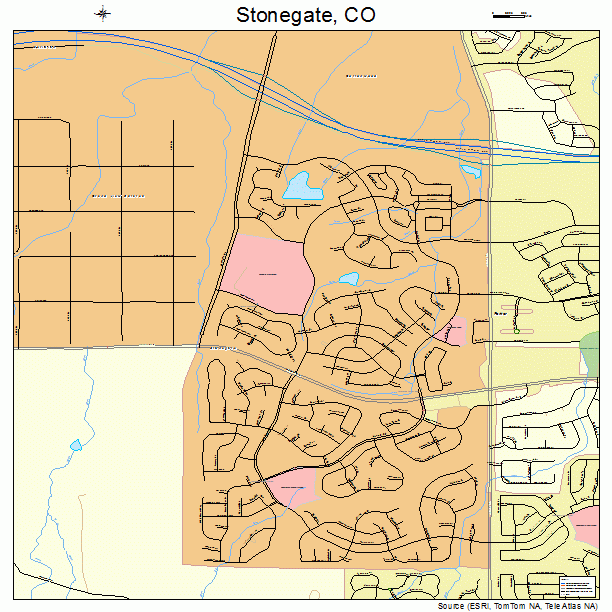 Stonegate, CO street map