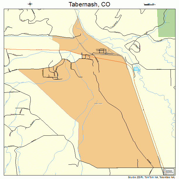 Tabernash, CO street map