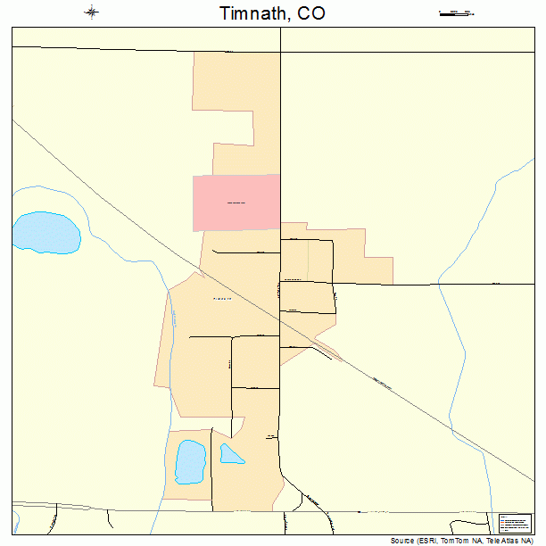Timnath, CO street map