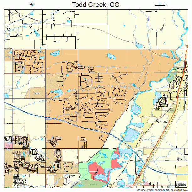 Todd Creek, CO street map