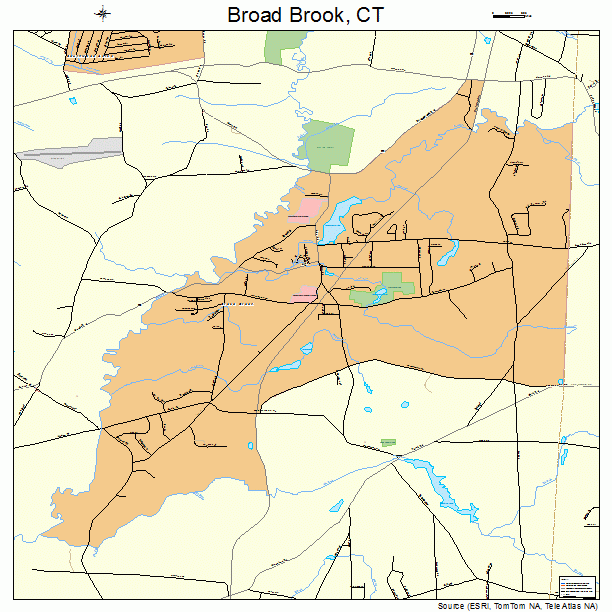 Broad Brook, CT street map