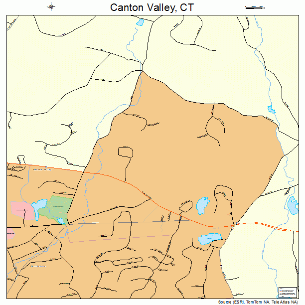Canton Valley, CT street map