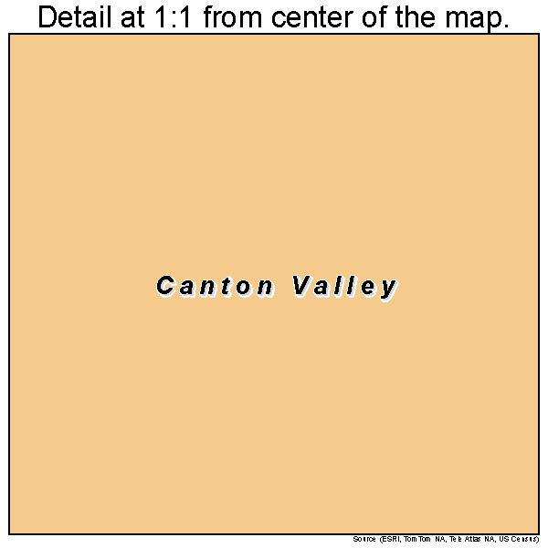 Canton Valley, Connecticut road map detail