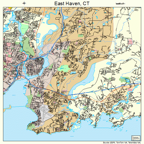 East Haven, CT street map