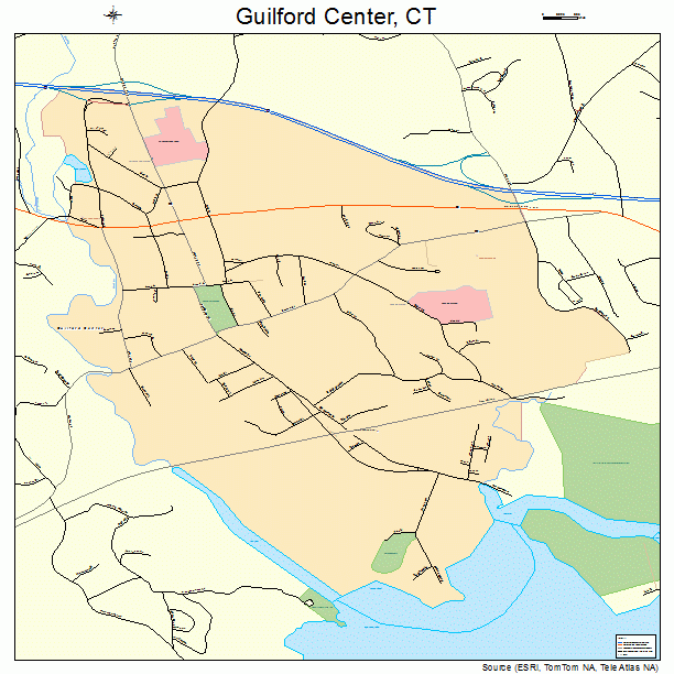 Guilford Center, CT street map