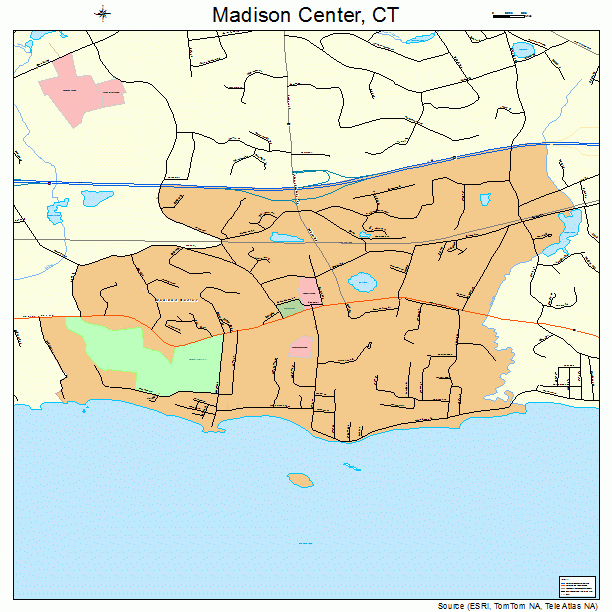 Madison Center, CT street map