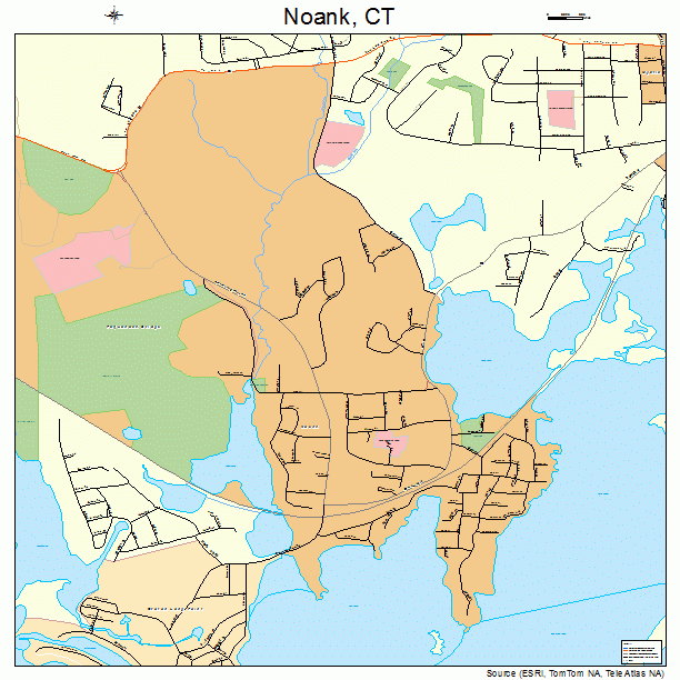 Noank, CT street map