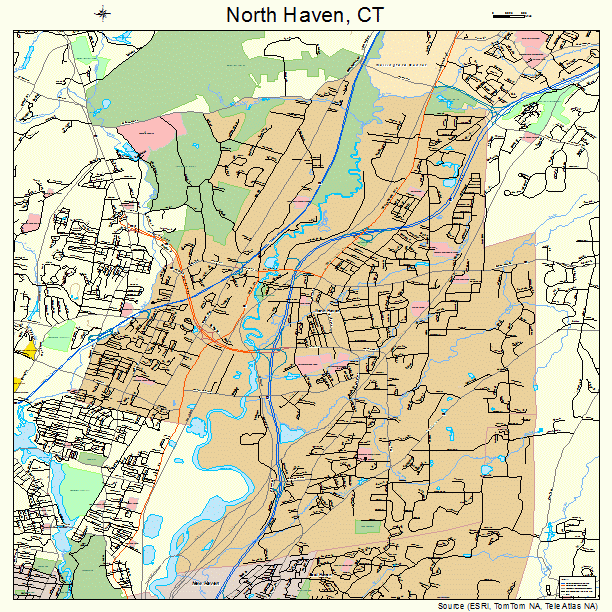 North Haven, CT street map