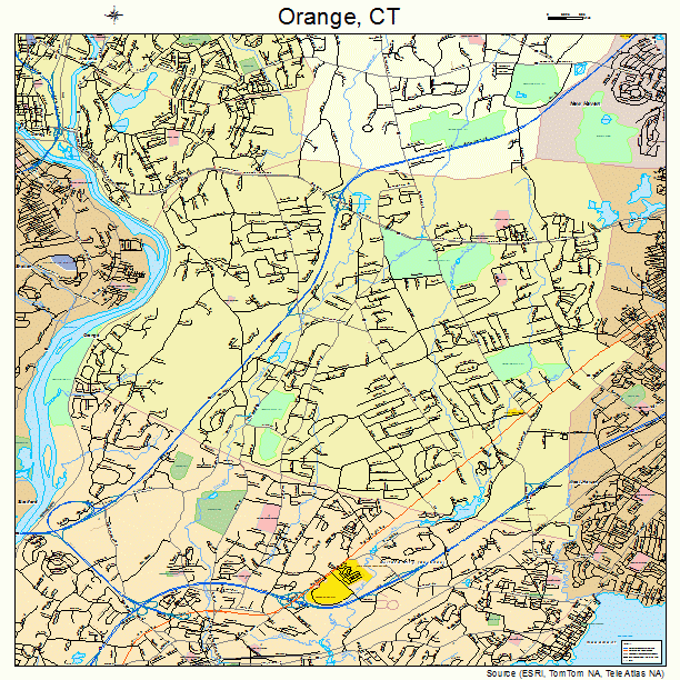 Orange, CT street map