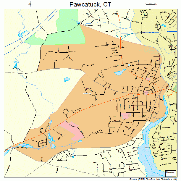 Pawcatuck, CT street map