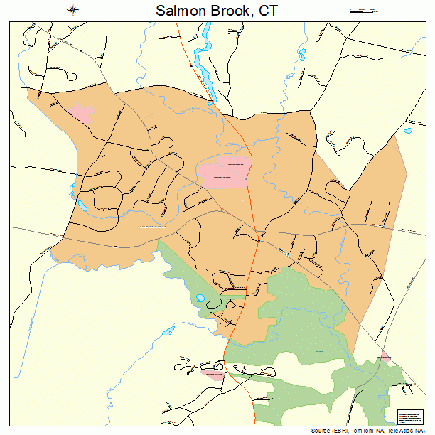 Salmon Brook, CT street map