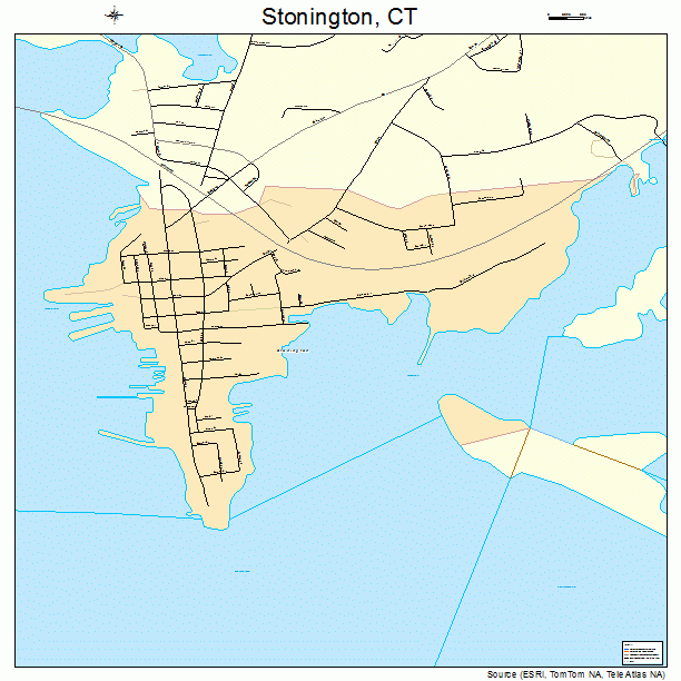 Stonington, CT street map