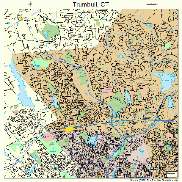 Trumbull, CT street map