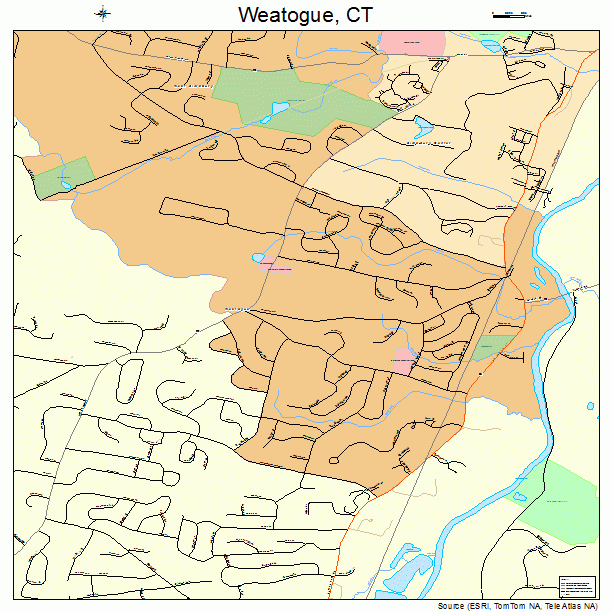 Weatogue, CT street map