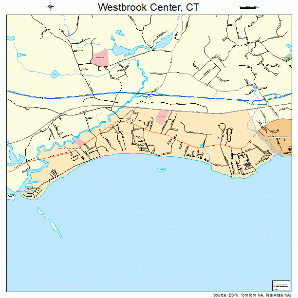 Westbrook Center, CT street map