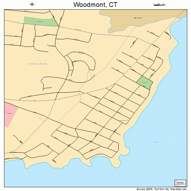 Woodmont, CT street map