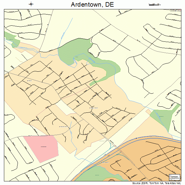 Ardentown, DE street map