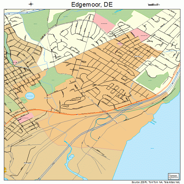 Edgemoor, DE street map