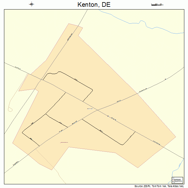 Kenton, DE street map
