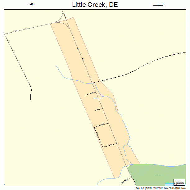 Little Creek, DE street map