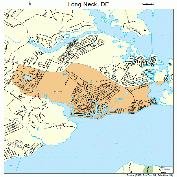 Long Neck, DE street map