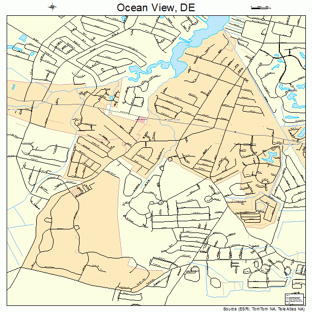 Ocean View, DE street map