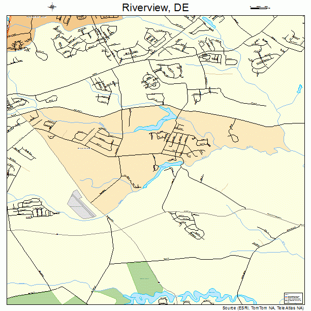 Riverview, DE street map