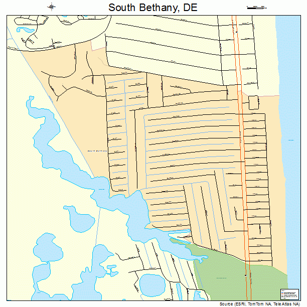 South Bethany, DE street map