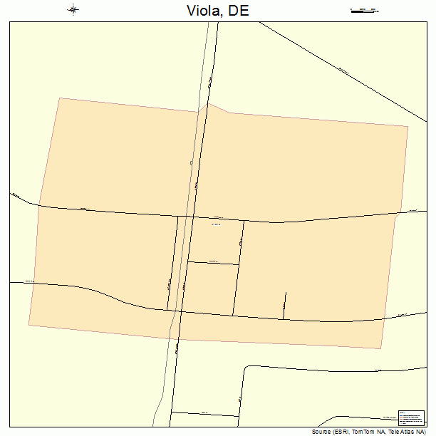 Viola, DE street map