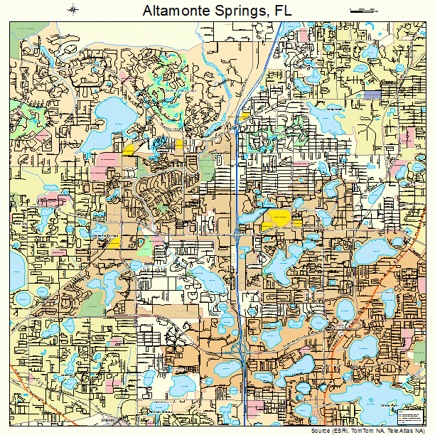 Altamonte Springs, FL street map