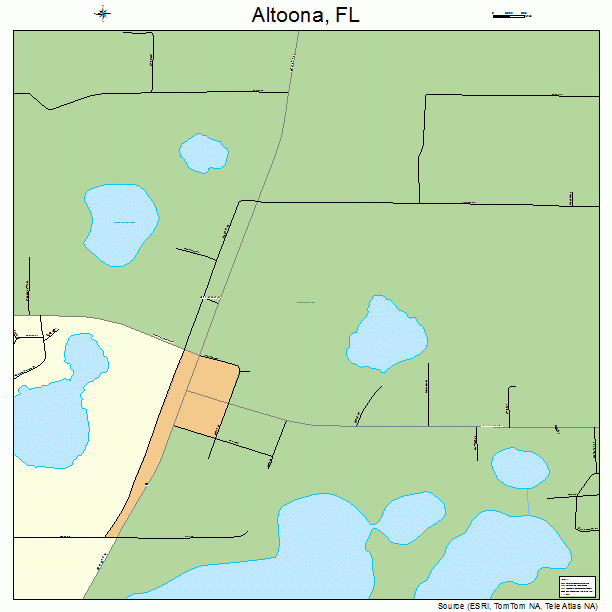 Altoona, FL street map