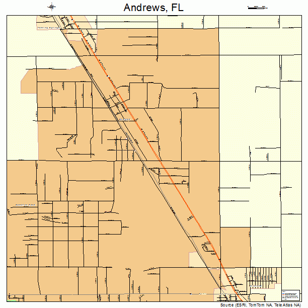 Andrews, FL street map