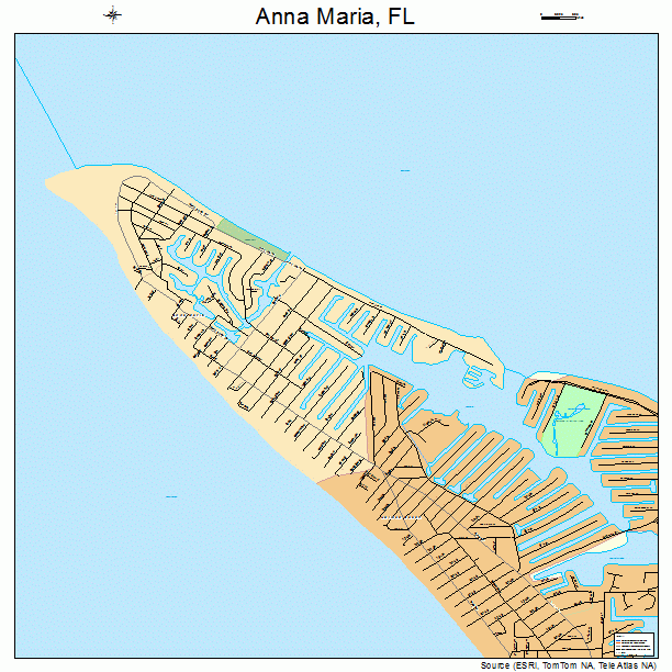 Anna Maria, FL street map