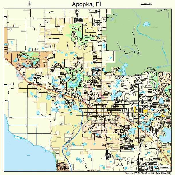 Apopka, FL street map