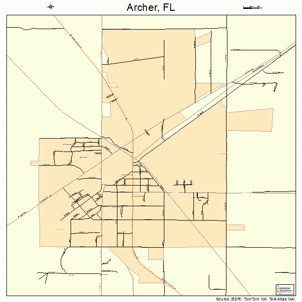 Archer, FL street map