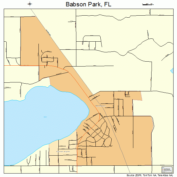 Babson Park, FL street map