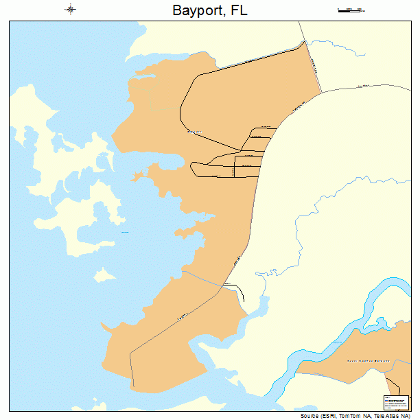 Bayport, FL street map