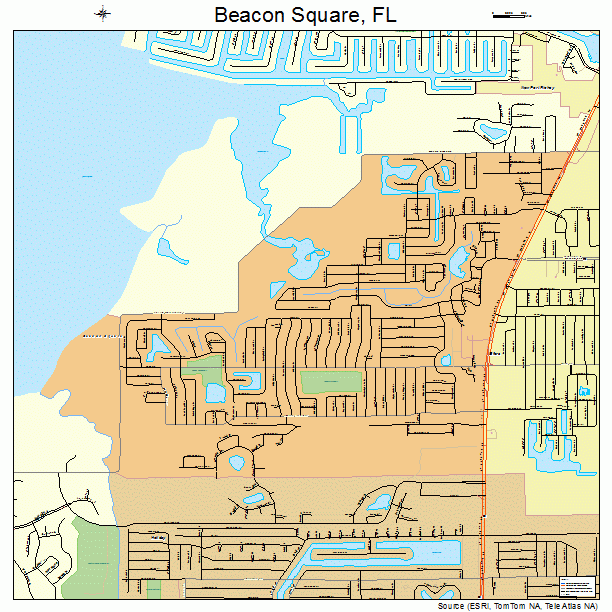 Beacon Square, FL street map